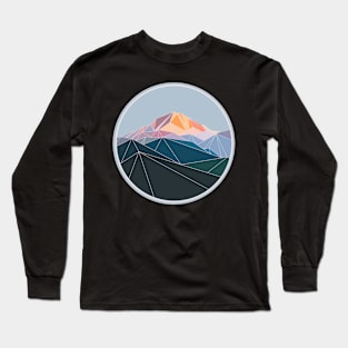 Geometric mountains Long Sleeve T-Shirt